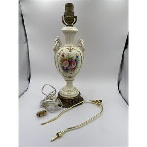 VINTAGE TABLE LAMP, 15" HIGH GREAT SHAPE